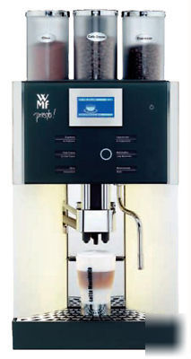 Wmf 1400 super automatic 3 lockable hopper espresso