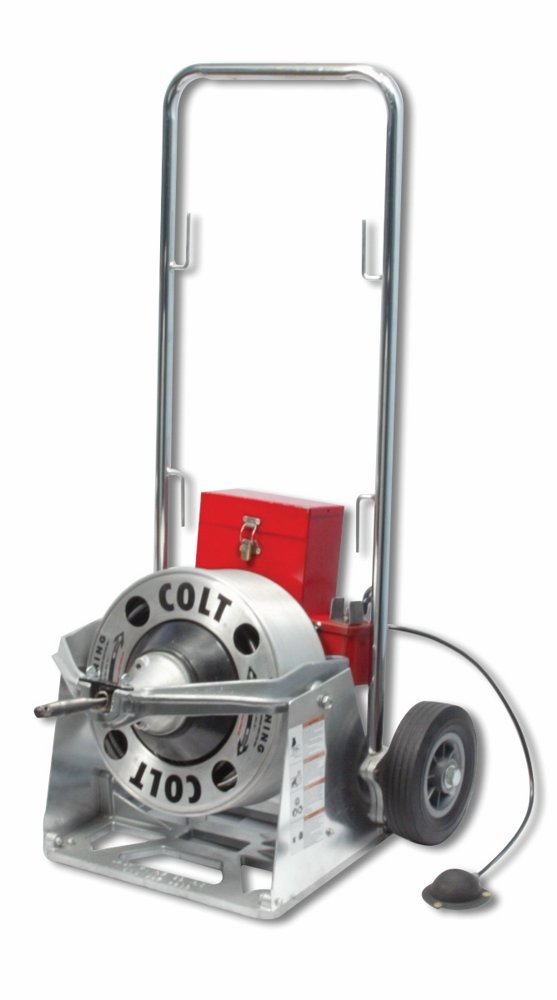 Trojan colt cordelss power drain cleaning machine