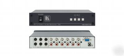 Kramer vs-401YC 4X1 s-video stereo audio da amp