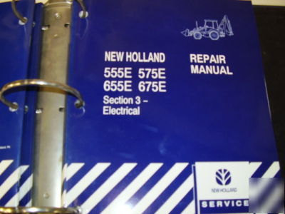 New holland tlb 555E, 575E, 655E, 675E repair manual