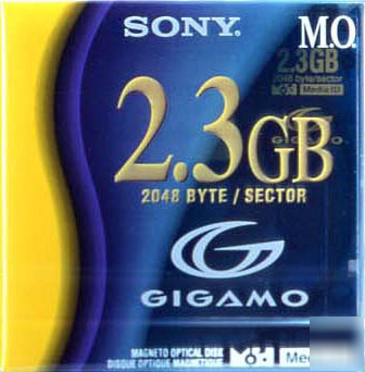 New sony mo disk 2.3GB 3.5