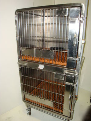 Dog canine animal stainless steel cage top of the line 