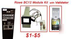 Rowe BC12 $1-$5 dollar bill changer update kit