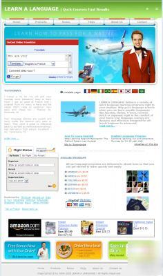 Foriegn language courses turnkey website business 