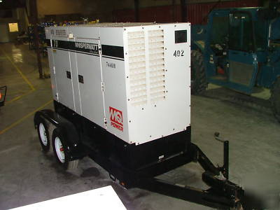 2005 multiquip silent generator 60KW diesel 1 & 3 phase
