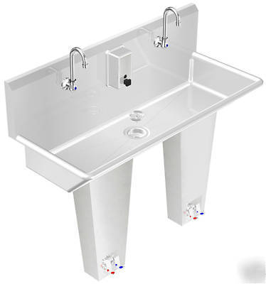Hand sink, 2 person multi station 40