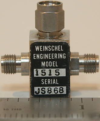 Weinschel 1515 resistive power divider dc-18 ghz 1W
