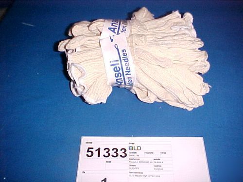 Ansell large multiknit cotton lightweight gloves 