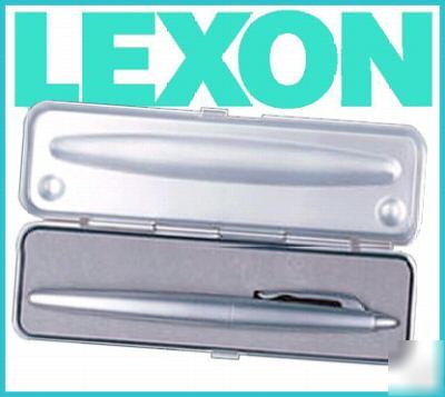 Lexon silver marc berthier aerographic pen & metal case