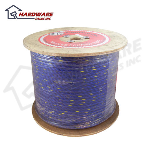 New twisted poly pro blue marine rope 1/2