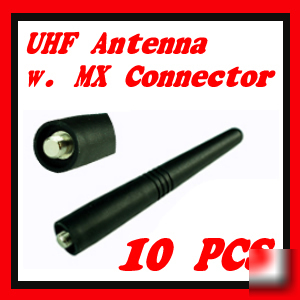 10 x uhf antenna for motorola PR400 HT600 HT750 HT1250