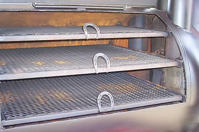 Custom large bbq pit charcoal grill concession trailer 