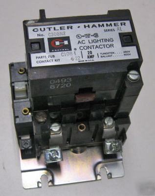Cutler-hammer 20-amp ac lighting contactor 600V 20A C30