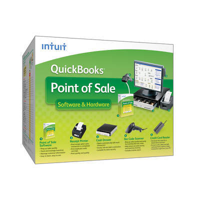 New quickbooks point of sale basic 9.0 hw/sw bundle - 