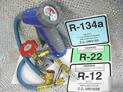 R134A, R12, R22, freeze 12, enviro safe multi-can taper
