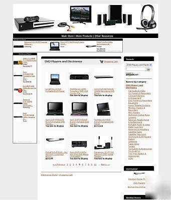 Electronics internet website business for sale
