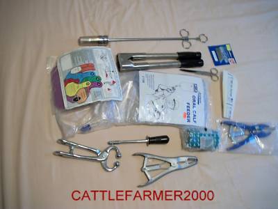 New cattle supplies and equipment - 