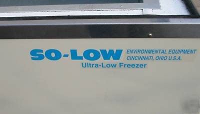 So-low lab chest freezer, 14 cft, 0Â°c to -40Â°c/f, clean