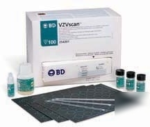Bd vzvscan test kits, bd diagnostics 254126 30