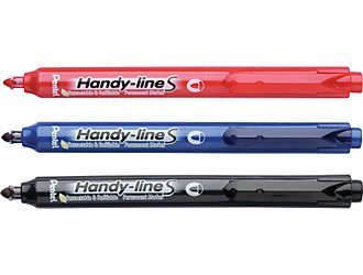 12 pentel handy lines retractable permanent markers