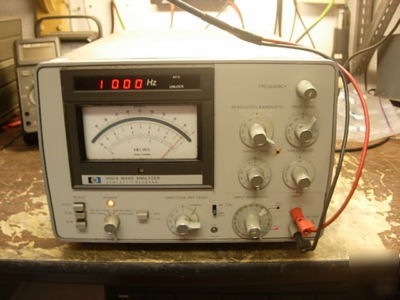 Hp 3581A wave analyzer audio hifi vlf radio ham *works*