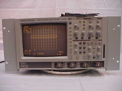 Lecroy 9310CM 400MHZ 2CH oscilloscope w/probe hp-ib