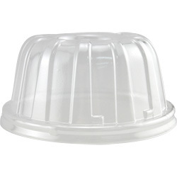 Plastic dome lids - fits foam ice cream dishes-qty 1000