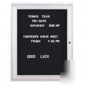 Ghent enclosed letterboard - 2FT x 3FT