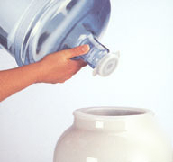 Snap on cap no spill 3 5 gallon water cooler bottle jug