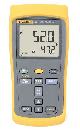 New fluke 52-2 superheat based/digital thermometer 