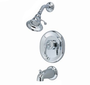American standard chrome tub shower faucet ariana 6022