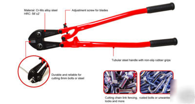 ED023-209EC bolt cutter for 8MM bolts or steel 902-320