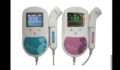 Fetal doppler baby monitor fetal heart rate lcd screen