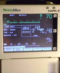 Welch allyn propaq 246 cs patient monitor 1 yr warranty