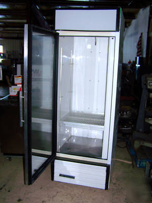  true one glass door reach in display refrigerator 
