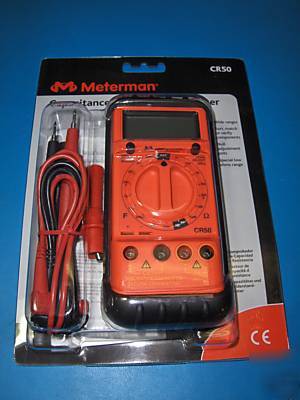 New meterman CR50 capacitance/resistance meter - brand 