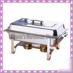 Chafer 8 qt. stainless w/ welded legs, heavyweight 