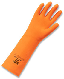 Ansell 26-665 tan rubber latex gloves size 8-8.5
