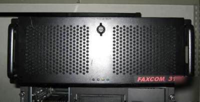 Biscom faxcom 3100 fax server P4 2.4G 40G 512M euc used