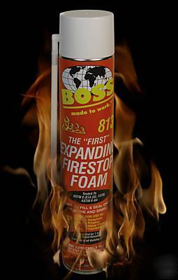 Boss 813 expanding firestoping foam cfc free 12-cans
