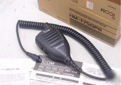 New icom hm-175GPS speaker microphones for ic-92AD 