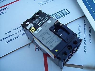 Square d circuit breaker FAL24080 fal 24080 480V 80A 2P