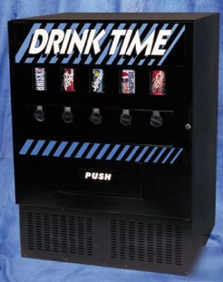 Snack and soda changer combo vending machine compact