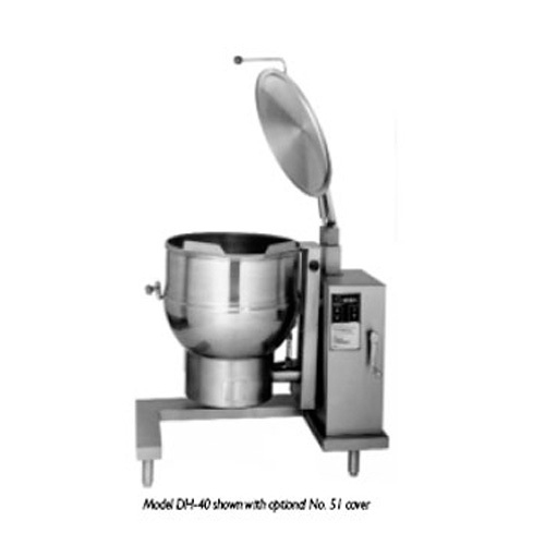 Groen dh-20 tilting kettle, gas, 20 gallon, 2/3 steam j