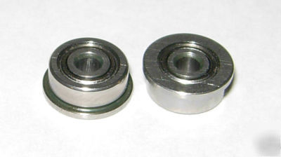 New (10) FR1-5-zz flanged R1-5 bearings, 3/32