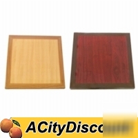 New 30 x 30 restaurant dual color inlay table top