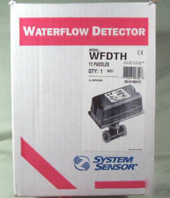 New system sensor wfdth waterflow detector in box
