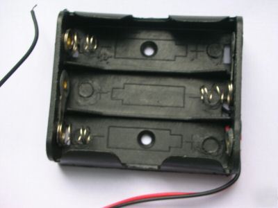 100, 3 x aa battery holder case with 20CM 8