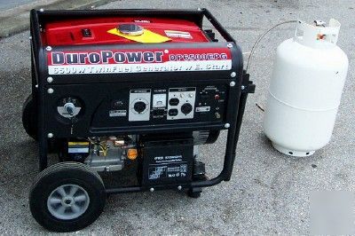 6500W propane or gasoline generator (electric start)
