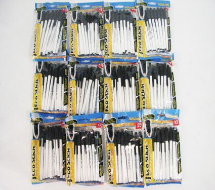 Lot of 180 promarx eco stick ballpoint pens med. black